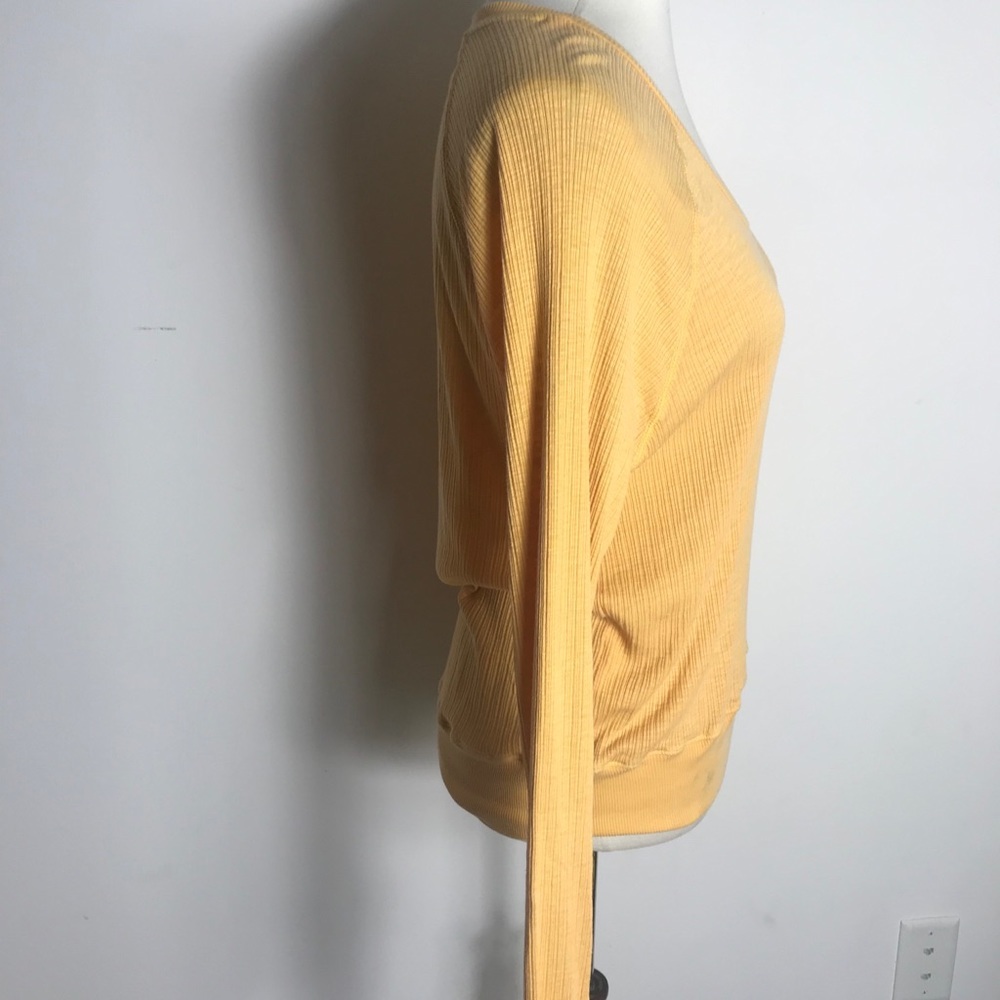 Sundry Ribbed Long Sleeves Top - Picture 5 of 6
